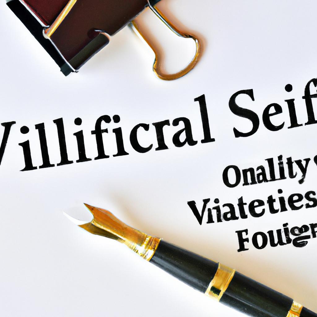 Strategies for ⁣Ensuring the Validity ​and⁢ Enforceability of Your Official Will