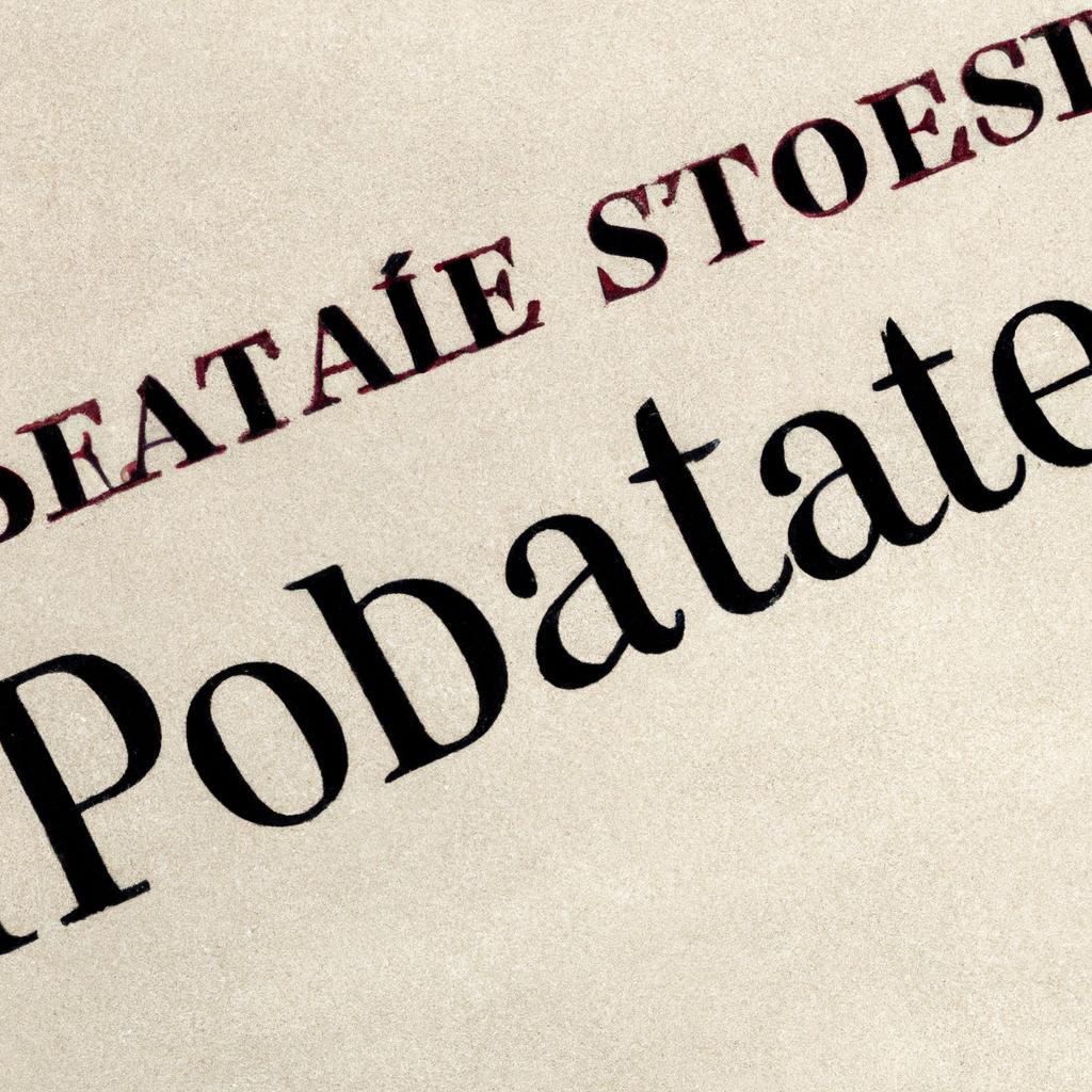 Understanding the ⁣Role of Probate‍ in Estate Planning