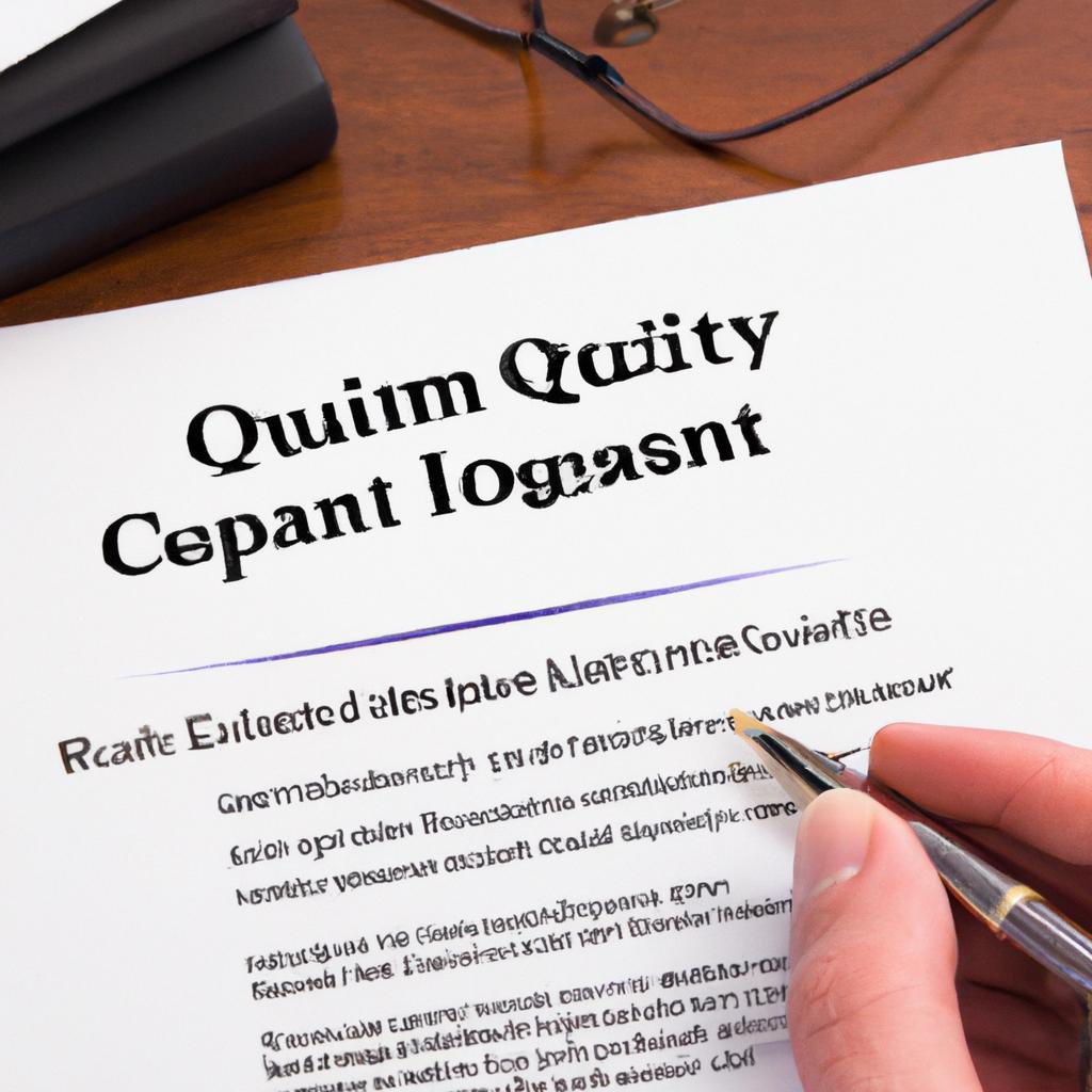 Navigating the Legal Requirements for a Successful ⁢Quit⁢ Claim