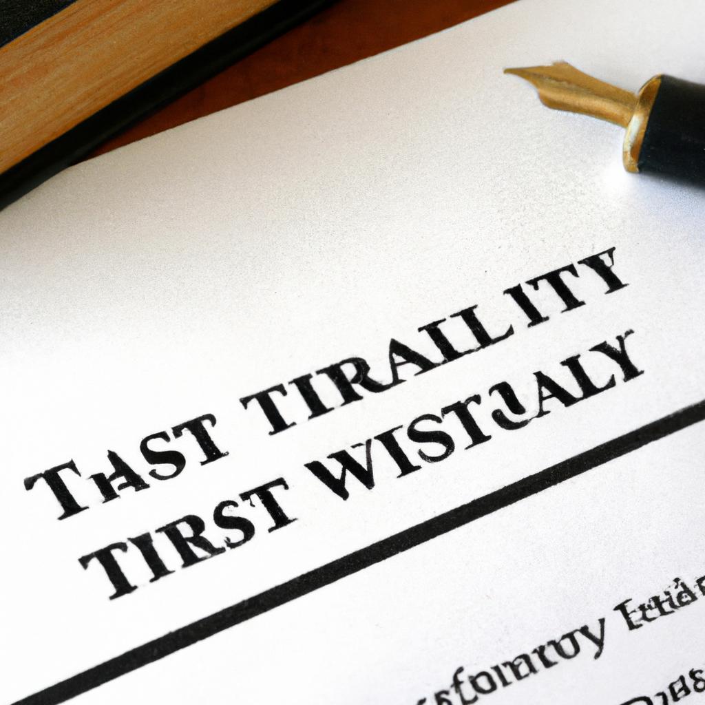 The Importance ⁢of Trust Provisions in Wills